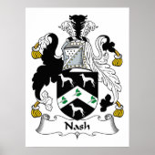 Nash Family Crest Poster (Voorkant)