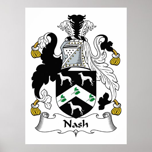 Nash Family Crest Poster (Voorkant)