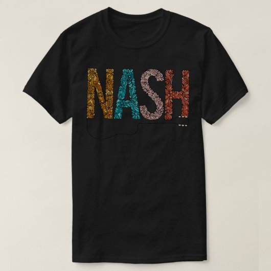 Nash Guitar T-shirt (Design voorkant)