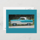 Nash Hudson Metropolitian blue en white Briefkaart (Voorkant / Achterkant)