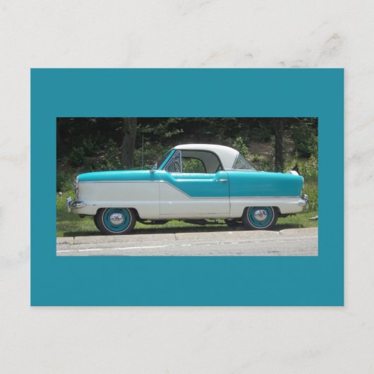 Nash Hudson Metropolitian blue en white Briefkaart (Voorkant)