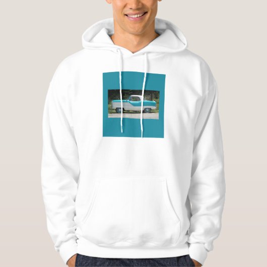 Nash Hudson Metropolitian blue en white Hoodie (Voorkant)