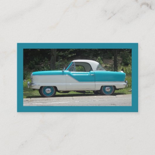 Nash Hudson Metropolitian blue en white Visitekaartje (Voorkant)