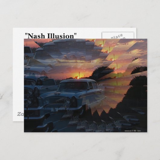 "Nash Illusion" Briefkaart (Voorkant / Achterkant)