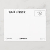 "Nash Illusion" Briefkaart (Achterkant)
