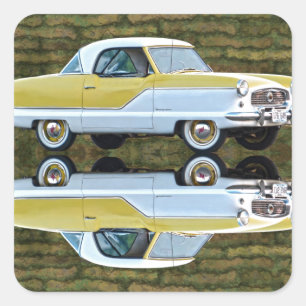Nash Metropolitan Vierkante Sticker