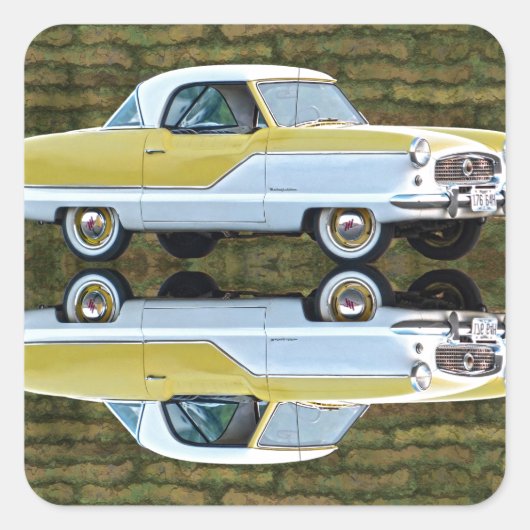 Nash Metropolitan Vierkante Sticker (Voorkant)