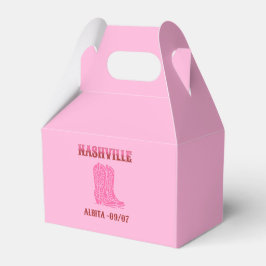 nash nash pink cowgirl boots bedankdoosjes