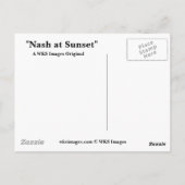 Nash op Sunset Briefkaart (Achterkant)