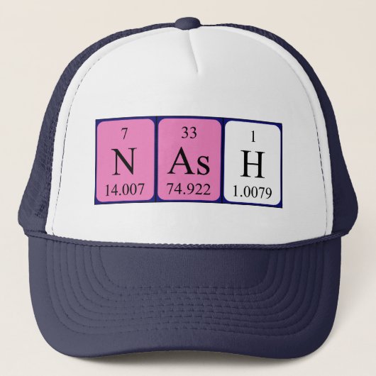 Nash periodiek table name pet (Voorkant)