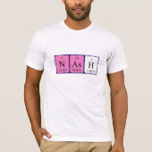 Nash periodiek table name shirt (Voorkant)