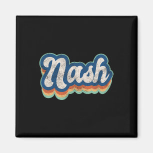 Nash voornaam jongen vintage stijl 70s 80s persoon magneet