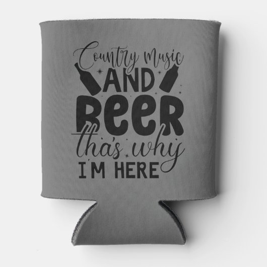 Nashelorette Koelbox "Country Music and Beer" Blikjeskoeler (Voorkant)