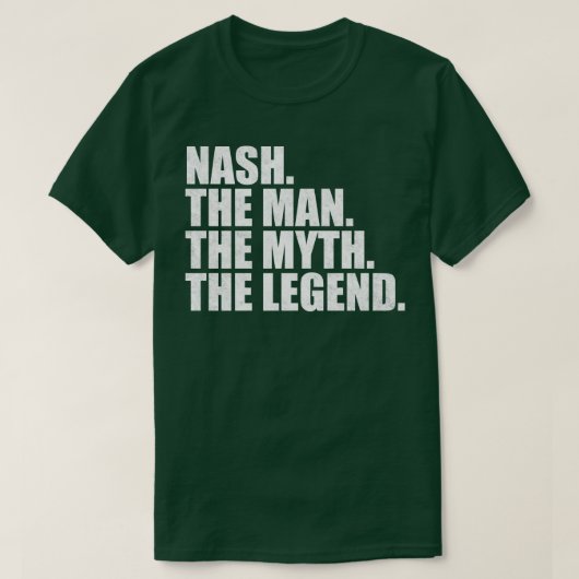 NashNash Naam Nash Voornaam T-shirt (Design voorkant)