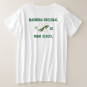 Nashoba Regionaal - Altijd een stamhoofd - Jaar va Grote Maat T-shirt (Design achterkant)