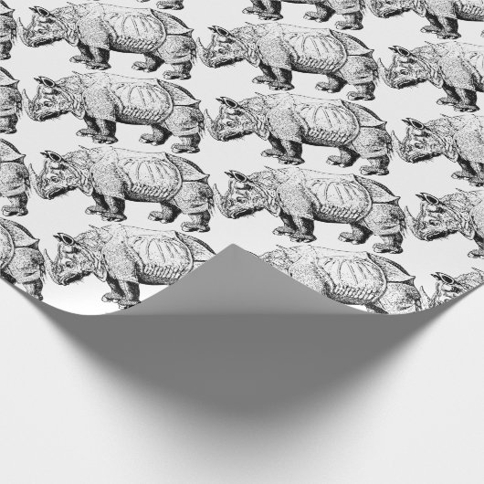 Nashorn Cadeaupapier (Hoek)