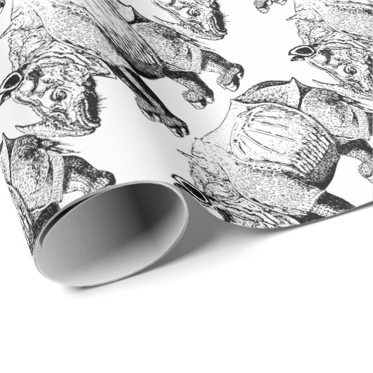 Nashorn Cadeaupapier (Rol Hoek)