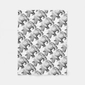 Nashorn Fleece Deken (Voorkant)