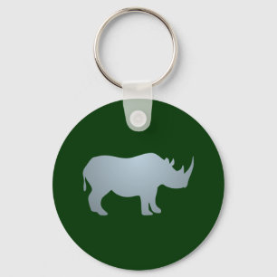 Nashorn rhino rhinoceros sleutelhanger