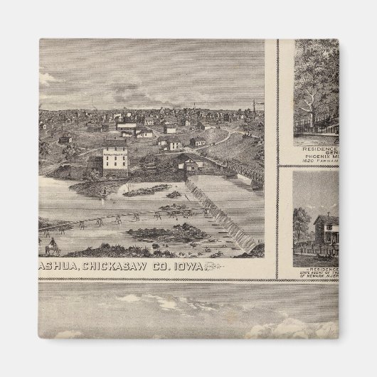 Nashua-boerderij en verblijf magneet (Voorkant)