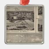 Nashua-boerderij en verblijf metalen ornament (Voorkant)