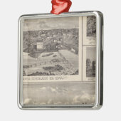 Nashua-boerderij en verblijf metalen ornament (Links)