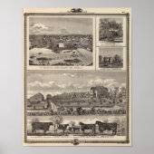 Nashua-boerderij en verblijf poster (Voorkant)