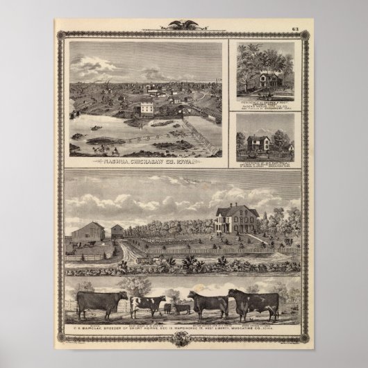 Nashua-boerderij en verblijf poster (Voorkant)