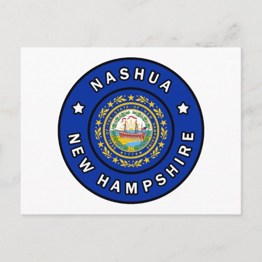 Nashua New Hampshire Briefkaart (Voorkant)