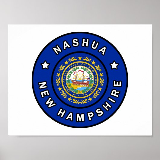 Nashua New Hampshire Poster (Voorkant)