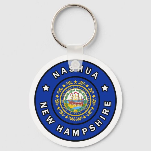 Nashua New Hampshire Sleutelhanger (Voorkant)