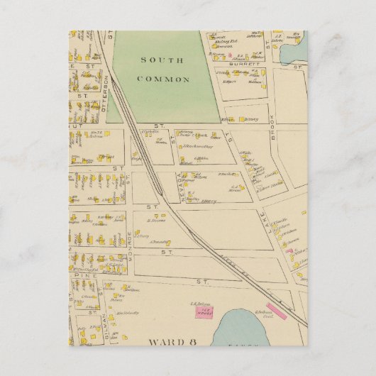 Nashua, Ward 68 Briefkaart (Voorkant)