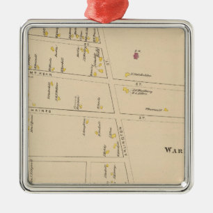 Nashua, Ward 7, Edgeville Metalen Ornament