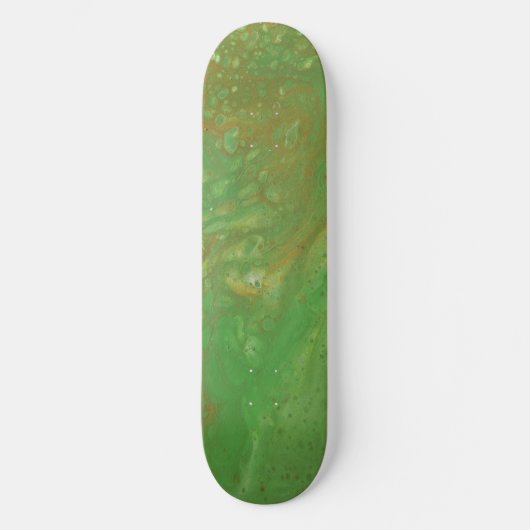 Nashville 1 uniek groen skateboard dek (Voorkant)