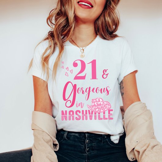 Nashville 21st Crew Verjaardag Meisje T-shirt