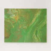 Nashville 2 Zachte Groene Abstracte Puzzel (Horizontaal)