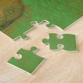 Nashville 2 Zachte Groene Abstracte Puzzel (Zijkant)