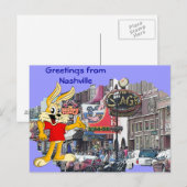 Nashville - ansichtkaart briefkaart (Voorkant / Achterkant)