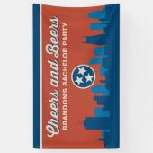 Nashville Bachelor Banner (Verticaal)