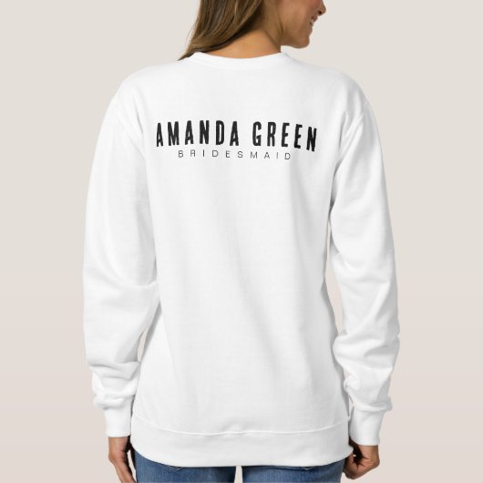 Nashville Bachelorette Boots Booze Besties Aangepa Trui (Achterkant)