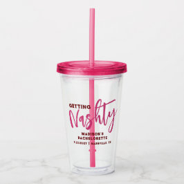 Nashville Bachelorette Get Nashty Favor Acryl Drinkbeker