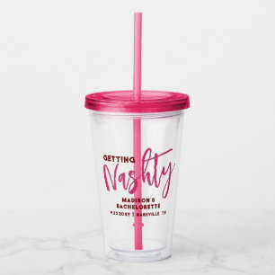 Nashville Bachelorette Get Nashty Favor Acryl Drinkbeker