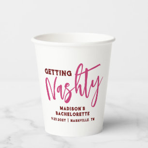 Nashville Bachelorette Get Nashty Personalized Papieren Bekers