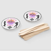 Nashville Bachelorette Koop De Bruid Drink QR Code Handwaaier (Niet-gemonteerd)