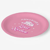 Nashville Bachelorette Laatste Rodeo Papieren Bordje (Gekanteld)