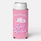 Nashville Bachelorette Laatste Rodeo Seltzer Blikjeskoeler (Seltzer Voorkant)
