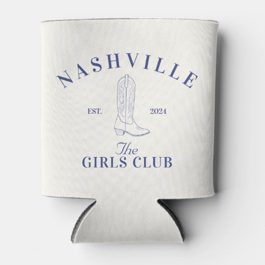 Nashville Bachelorette Meisjes Club Koelbox Blikjeskoeler (Voorkant)