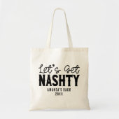 Nashville Bachelorette Party Custom Bridesmaid Tote Bag (Voorkant)