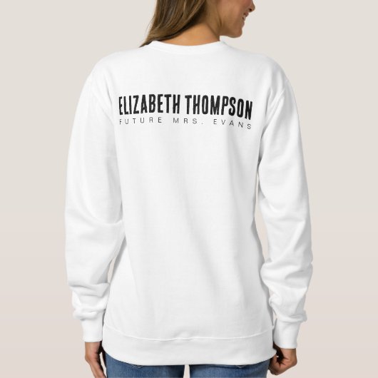 Nashville Bachelorette Party Custom Bridesmaid Trui (Achterkant)