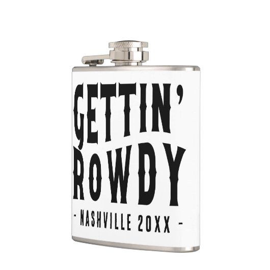 Nashville Bachelorette Party Custom Getting Rowdy Heupfles (Links)
